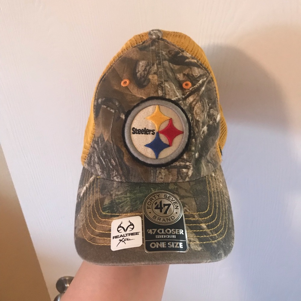 Pittsburgh Steelers Camo Hat
